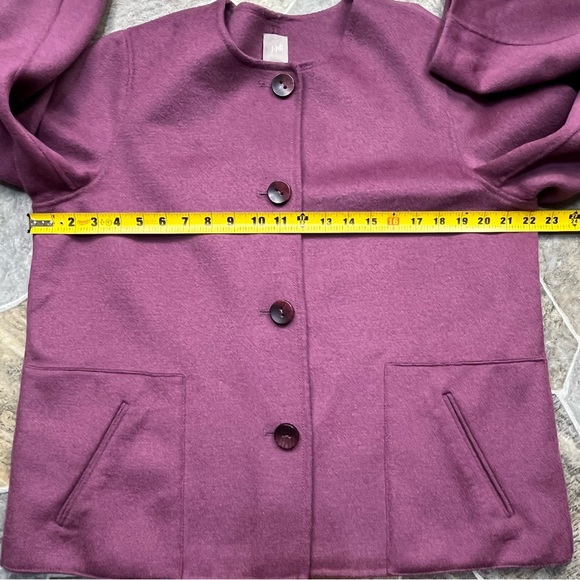 J. Jill Wool, Angora Rabbit Hair, & Nylon Blend Button Down Jacket - Picture 8 of 14